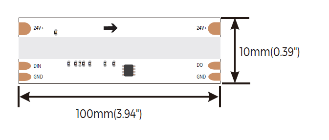 Colour Changing Seamless Digital/SPI LED Tape - Image 2