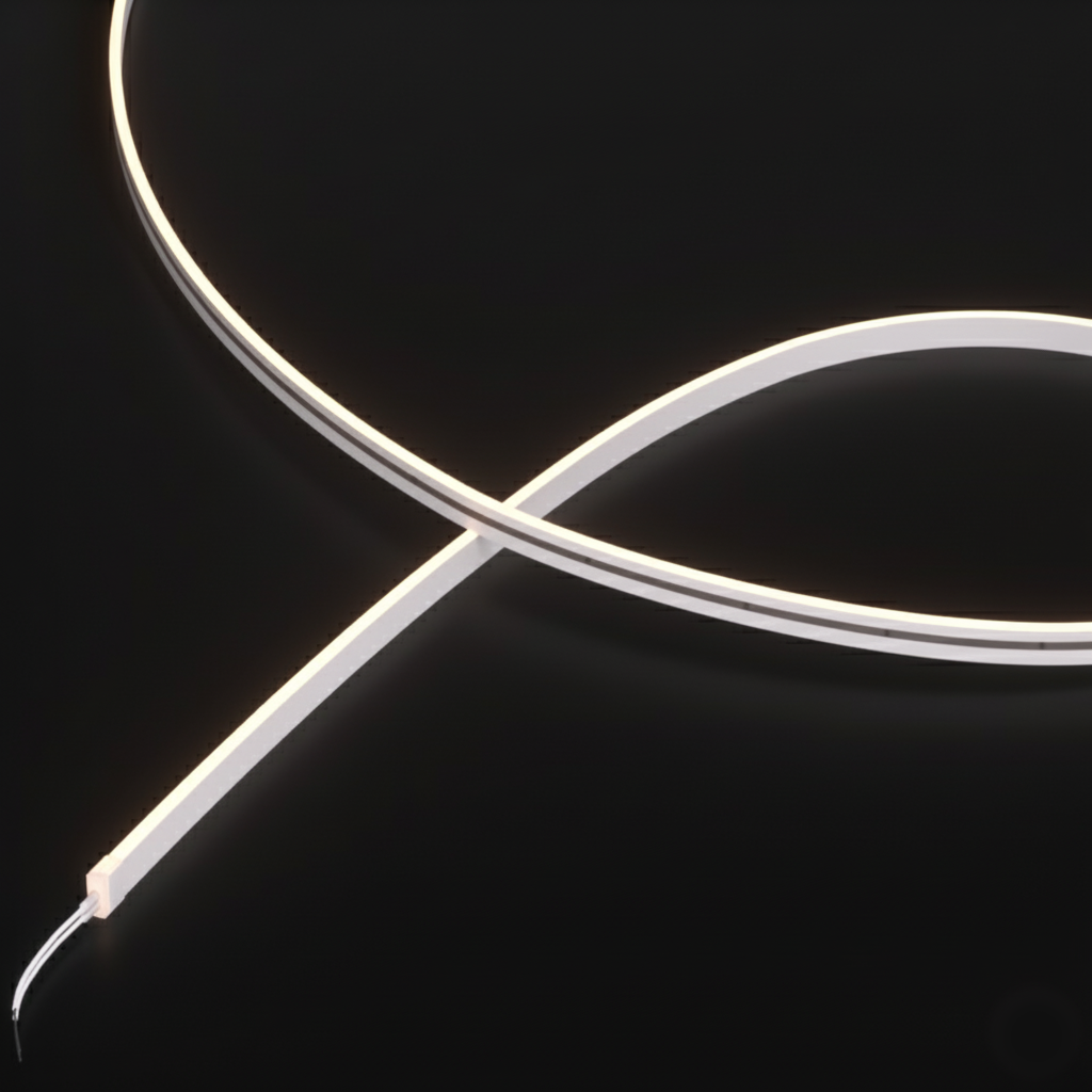 Single White Colour Mini Neon