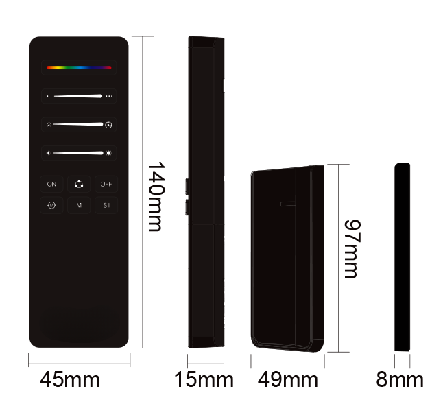 1 Scene SPI Remote Control Black - Image 2