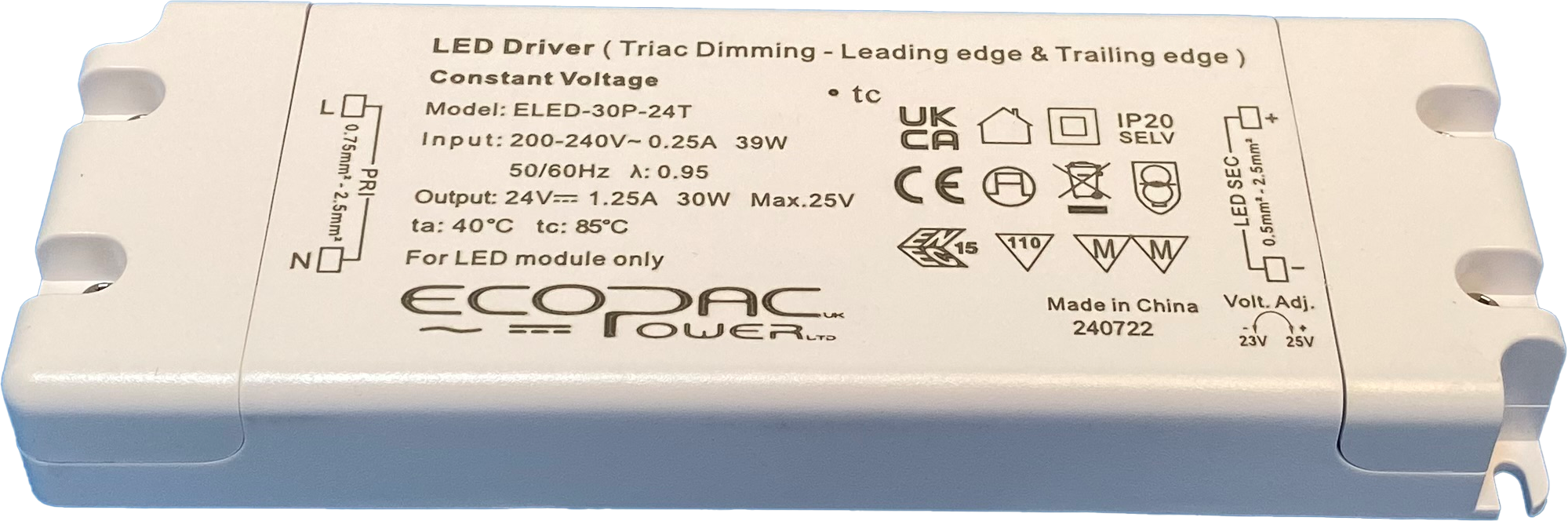 Mains Dim CV LED Drivers