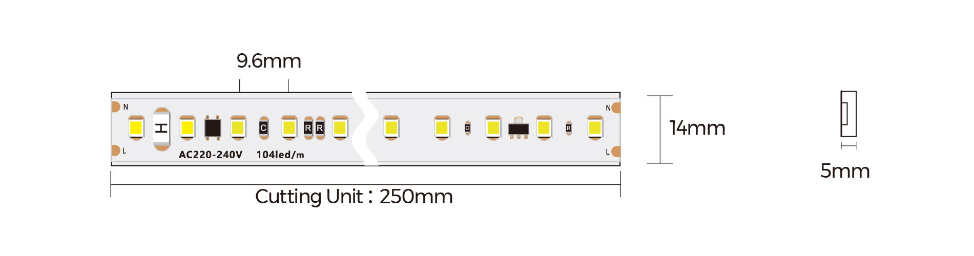 High Voltage LED Tape - Image 2