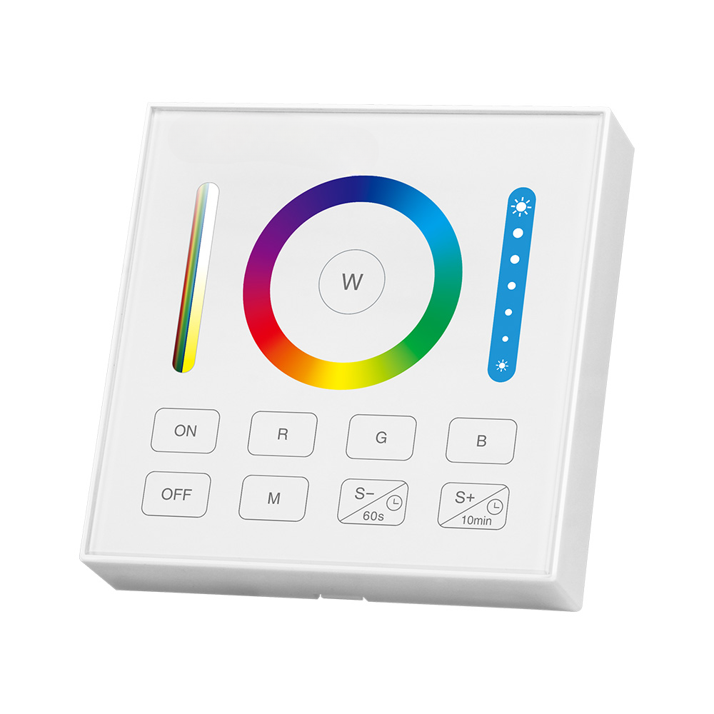 1 Zone RF RGB-CCT Wall Control Wht